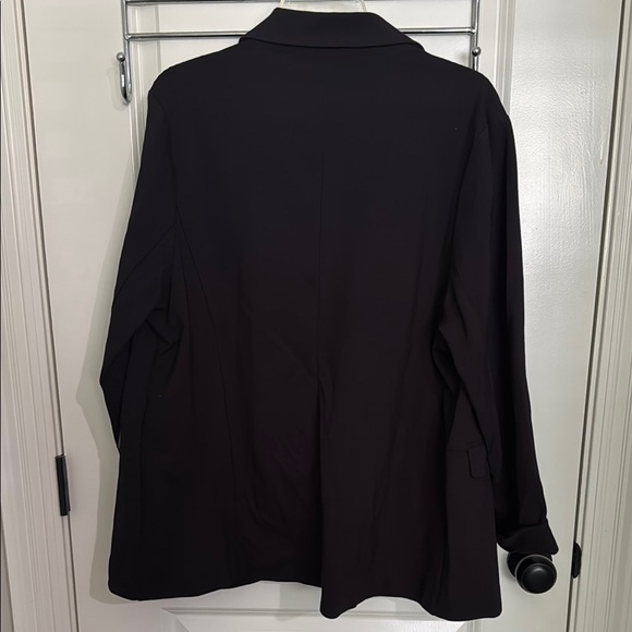 Maurices Black Blazer Lightweight Open-Front Jacket - Picture 7 of 9